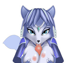 krystal from star fox by ravenhawking