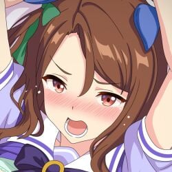 1girls eufoniuzz king_halo_(umamusume) school_uniform umamusume