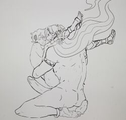 about_to_have_sex armlet big_penis epic_the_musical gay gay_sex homosexual homosexual_sex jewelry jewelry_only large_penis larger_male long_hair nude nude_male nudity poseidon poseidon_(epic_the_musical) sandles smaller_male telemachus telemachus_(epic_the_musical) yaoi