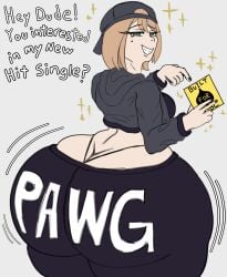 huge_ass massive_ass sarah_stacy_(dotodonoto) thong umikonari wide_hips