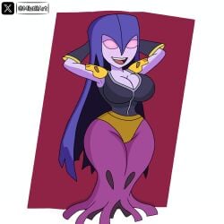 1girls big_ass big_breasts breasts clash_(series) clash_royale female female_only gigantic_breasts miztliart pink_eyes supercell tagme witch_(clash_of_clans) witch_(clash_royale)