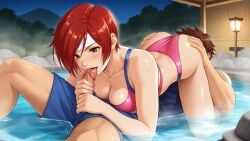 69 69_position ai_generated cougar_milf couple_sex female_dominating_male hetero_sex king_of_fighters kof milf older_woman_and_younger_man oral_sex shingo_yabuki sixty_nine the_king_of_fighters vanessa_(kof) woman_on_top