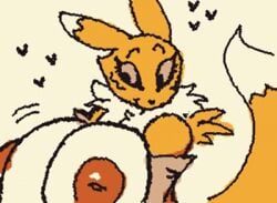 animated big_breasts breasts cleavage digimon female furry huge_breasts iamaneagle_(artist) outletdraws renamon tagme thick_thighs wide_hips