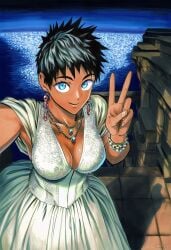 1girl 1girls ai_generated anime breasts curvy curvy_female curvy_figure eyes female fit hair nsfw one_punch_man stickyai suiko_(one-punch_man) tits voluptuous