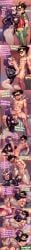 1boy 1girls abs ai_generated balls bare_arms bare_breasts bare_legs bare_shoulders bare_thighs big_balls big_breasts big_penis blush clothed_female_nude_male cocky69 color comic_strip cum cum_in_pussy cum_inside cumming cumming_while_penetrating dc dc_comics english_text female hi_res huge_cock kissing large_breasts looking_at_another male male/female massive_penis muscles muscular muscular_male naked nipples nude nude_female nude_male pussy raven_(dc) robin_(dc) smug smug_face teen_titans text thick_thighs