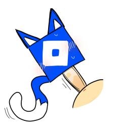 blush blushing cat_ears cat_tail cock dick idk_what_to_tag_it liamai lmao neko objectum penetration penis roblox shitpost sweat wet
