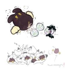 cum eggs kirby_(series) laying_eggs magolor master_crown nintendo pussy pussy_juice waddling_head