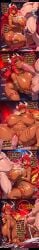 ai_generated anal_sex bell blowjob choker comic corruption_of_champions cow_girl crown cum cum_inside cum_on_breasts cum_on_face dark_skin dialogue doggy_style english_text excellia_(corruption_of_champions) faceless_male fellatio giant_breasts gold_jewelry horns huge_breasts huge_penis long_hair male minotaur monster_girl multiple_panels nipples paizuri penetration penis pierced_nipples rampa69 red_hair saliva sex sweat thick_thighs uncensored vaginal_sex