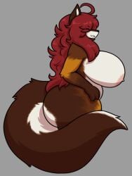big_ass big_breasts breasts bubble_butt cleavage female furry huge_ass huge_breasts maple_(mexifurfoof) mexifurfoof nipples tagme thick_thighs wide_hips