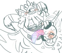 kirby kirby_(series) licking_penis magolor_soul master_crown nintendo penis saliva