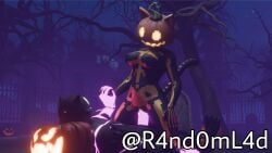 3d 3d_(artwork) blender blender_(software) cowgirl_position epic_games fortnite furry furry_only graveyard halloween halloween_theme meowscles meowscles_(fortnite) outdoors outside phantom_meowscles public public_sex pumpkin pumpkin_girl pumpkin_head r4nd0m_l4d riding riding_cock riding_penis self_upload spice_(fortnite) twitter_link