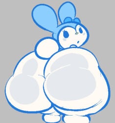 1girls 2026 ass ass_focus big_ass big_butt blush bunny bunny_ears bunny_girl bunny_tail butt butt_focus cute cute_face female looking_at_viewer looking_back oc original_character rabbit tagme thick_thighs thighs torielstarstorm