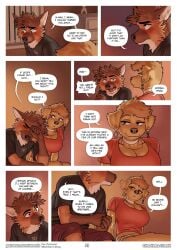 anthro big_breasts bird_dog bracelet cellphone clara_(meesh) domestic_dog ear_piercing expressionless female golden_retriever golden_retriver jacob_(meesh) jewelry looking_at_viewer mammal meesh phone piercing pussy