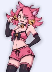 cute cute_face deltarune deltarune_chapter_5 mad_mew_mew pink_eyes pink_hair