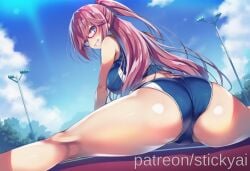 1girl 1girls ai_generated anime breasts classroom_of_the_elite curvy curvy_female curvy_figure eyes female fit hair nsfw sakura_airi stickyai tits voluptuous youkoso_jitsuryoku_shijou_shugi_no_kyoushitsu_e