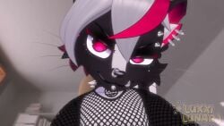 1boy 3d animated anthro big_penis black_body black_fur blowjob dominant domination facefuck femboy floribunsva forced furry goth knot luxxilunar penis pink_eyes pink_penis pov punk shorter_than_10_seconds shorter_than_30_seconds skunk sloppy sloppy_blowjob sound tagme taker_pov video voice_acted