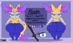 big_ass big_breasts braixen breasts bubble_butt cleavage female furry huge_ass huge_breasts hyper_ass pokemon pokemon_(species) tagme thick_thighs thixxen wide_hips
