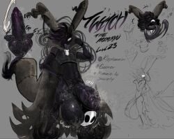 1boy 1male anthro anthro_male balls big_balls big_penis black_body black_hair black_hair_male black_penis bracelet bursting_clothes cape cape_only cartoon_style cloak cloak_only crop_top cum cum_string cumming english english_description english_text face_close-up face_close_up face_closeup fap_(sound_effect) fishnet fishnet_clothing fishnet_crop_top fishnet_topwear flaccid flaccid_penis game_freak generation_7_pokemon hard_cock hard_on hard_penis hidden_eye hood hooded_cloak long_hair long_hair_male long_tongue male male_anthro massive_balls massive_penis masturbation mimikyu musk musk_cloud musk_clouds musky musky_balls musky_cock nintendo oc onomatopoeia original_character panties panties_only patchwork_clothes penis penis_bigger_than_torso penis_in_panties penis_out pimple_dick pimples pink_hair pink_hair_male pokemon pokemon_(species) pokemon_sm purple_penis purple_tongue reference_sheet schmuck schmuckless shining_eyes shiny_eyes side_view sketch skull_ornament skull_print skull_print_panties small_but_hung small_clothes smile smiling solo solo_anthro solo_male sticking_out_tongue sticking_tongue_out sweat sweaty sweaty_balls the_pokemon_company three-quarter_view twitch_(schmuckless) white_eyes