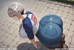 ai_generated ass_bigger_than_head big_ass big_breasts big_butt charlychad007 curvaceous curvy curvy_figure hourglass_figure large_ass massive_ass thick thick_ass thick_hips thick_legs thick_thighs thighs uzaki-chan_wa_asobitai! uzaki_hana voluptuous voluptuous_female wide_hips
