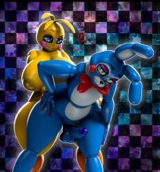 2026 3d_(artwork) 4_fingers anal anal_penetration animatronic anthro anthro_on_anthro anthro_penetrated anthro_penetrating anthro_penetrating_anthro areola avian balls beakless big_breasts big_penis bird blue_balls blue_body blue_eyes blue_glans blue_penis bow_tie breasts checkered checkered_background chicken colored_nails dark_areola dark_glans dark_nipples digital_media_(artwork) duo erection fingers five_nights_at_freddy's five_nights_at_freddy's_2 galliform genitals glans glistening glistening_areola glistening_arms glistening_balls glistening_body glistening_breasts glistening_genitalia glistening_glans glistening_penis green_eyes gynomorph gynomorph/male gynomorph_penetrating gynomorph_penetrating_male hand_on_hip heart_symbol hi_res huge_penis humanoid_genitalia humanoid_penis intersex intersex/male intersex_penetrating intersex_penetrating_male lagomorph leporid looking_at_another looking_at_partner looking_at_viewer machine male male_penetrated mammal nails nipples non-mammal_breasts non-mammal_nipples obscured_penetration obscured_sex pattern_background penetration penile penile_penetration penis penis_in_ass phasianid purple_eyelids rabbit red_bow_tie red_nails robot robot_anthro scottgames sex simple_background smile smiling_at_another smiling_at_partner source_filmmaker_(artwork) thick_thighs toy_bonnie_(fnaf) toy_chica_(fnaf) watermark wide_hips yellow_areola yellow_body yellow_breasts yellow_nipples zelyonka