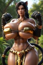 1girls 3d ai_generated asgardian big_ass big_breasts big_thighs bikini_top black_fur black_hair black_panther_(marvel) black_panther_(shuri) breasts brown_eyes bust busty chest crossbow curvaceous curvy curvy_figure dark-skinned_female dark_skin european_mythology female female_only god goddess hips hourglass_figure huge_ass huge_breasts huge_thighs humanoid large_ass large_breasts large_thighs legs long_sword marvel marvel_comics marvel_girl marvel_rivals mature mature_female mythology norse_mythology panther_ears panther_tail ravenomega savage_land sexy_pose shuri_(marvel) slim_waist sword thick thick_hips thick_legs thick_thighs thighs thor_(series) tribal voluptuous voluptuous_body voluptuous_female waist wide_hips