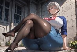 ai_generated ass_bigger_than_head big_ass big_breasts big_butt charlychad007 curvaceous curvy curvy_figure hourglass_figure large_ass massive_ass thick thick_ass thick_hips thick_legs thick_thighs thighs uzaki-chan_wa_asobitai! uzaki_hana voluptuous voluptuous_female wide_hips