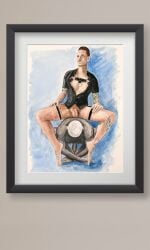 big.little.lines big_dick big_penis cock cock_out dick flaccid_penis gay_art hand_drawn hand_drawn_art hard_on male male_only naked naked_male nude nude_male penis sketches_by_adab skinny_male tattooed_male watercolour watercolour_(artwork)