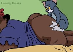 2025 3_toes 4_fingers age_difference animated anthro anthro_penetrating anthro_penetrating_female anthro_penetrating_human artist_name bed bedding bent_leg big_breasts big_butt big_eyes biped black_eyebrows black_eyes black_hair black_nose black_whiskers blue_clothing blue_dress bottomless bottomless_female bottomless_human breasts brown_body brown_ears brown_lips brown_skin butt butt_grab cheek_tuft closed_smile clothed clothed/nude clothed_sex clothing countershade_fur countershade_torso countershading curved_eyebrows dark_body dark_hair dark_skin digital_media_(artwork) domestic_cat dress duo emanata eyebrows facial_markings facial_tuft feet felid feline felis female female_human female_on_anthro female_penetrated fingers flash_emanata from_behind_position fur fur_tuft furniture grabbing_from_behind gradient_background green_background grey_body grey_countershading grey_ears grey_fur hair half-closed_eyes hand_on_another's_butt hand_on_butt head_markings head_tuft head_turned headgear headkerchief headwear hi_res hidden_eyes human human_on_anthro human_penetrated humanoid_hands interspecies iris kerchief larger_female larger_human larger_penetrated leg_markings light_body light_fur light_markings lips lonelyoasis looking_at_another looking_at_another's_butt looking_at_butt looking_at_partner looking_down looking_down_at_another looking_down_at_butt looking_down_at_partner looking_pleasured lying lying_on_bed male male/female male_anthro male_on_human male_penetrating male_penetrating_female male_penetrating_human mammal mammy_two_shoes markings mature_female mature_human metro-goldwyn-mayer monotone_hair mouth_closed multicolored_body multicolored_fur muzzle_(marking) narrowed_eyes no_pupils nude nude_anthro nude_male obese older_female older_human older_penetrated on_bed on_front open_mouth overweight overweight_female overweight_human penetration perching_position pink_inner_ear plantigrade plap pointy_ears prick_ears raised_clothing raised_dress red_headkerchief red_kerchief sex short_hair simple_background size_difference smaller_anthro smaller_male smile socks_(marking) sound_effects text thick_arms thick_lips thick_thighs thin_eyebrows thomas_cat three-quarter_view toes tom_and_jerry tuft vaginal vaginal_penetration whiskers white_body white_fur white_markings yellow_bedding yellow_sclera younger_anthro younger_male