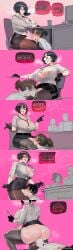 1boy 1femboy 1futa 1futanari abs ai_generated anilingus anilingus_from_male anus anus_outline aroused aroused_face ass asshole athletic athletic_female big_ass big_breasts big_butt big_thighs black_gloves black_hair blowjob blush bra breasts breath brown_hair button_gap caption chair chubby chubby_female chubby_futa cleavage cock collarbone comic comic_page comics curvy curvy_body curvy_female curvy_figure cute cute_face deep_blowjob deepthroat desk dick dickgirl dominant dominant_futa dominated domination dominatrix english english_text erect_nipples erect_penis erection facesitting fellatio female female_domination femboy femdom feminine futa futa_on_male futanari glasses heart hidden hidden_sex hoorpy hourglass_figure id_card intersex large_penis licking_ass looking_back male miniskirt mole monitor navel nipples oc office_chair office_clothing office_lady office_sex oral oral_penetration oral_sex original original_character pantyhose patreon patreon_logo patreon_username pencil_skirt penis penis_in_mouth petite petite_body petite_breasts petite_female pink_background public public_exposure public_humiliation public_nudity public_sex public_use purple_background red_background red_eyes rimming rimming_female rimming_futa saliva sexy sexy_body sexy_pose shirt short_hair sitting sitting_on_face sitting_on_person skirt sleeves_rolled_up speech_bubble story submission submissive submissive_human submissive_male sucking sucking_penis sweat sweatdrop sweating sweaty sweaty_body teacher text thick_thighs thighs toned tongue_out torn_clothes torn_legwear under_table under_table_oral underwear voluptuous voluptuous_female