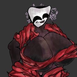 breasts digital_circus female_only gangle_(the_amazing_digital_circus) the_amazing_digital_circus