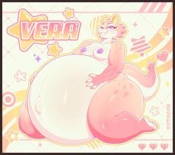 big_breasts breasts cleavage female furry huge_breasts hyper_pregnancy nipples patacon pregnant ready_to_pop tagme thick_thighs wide_hips