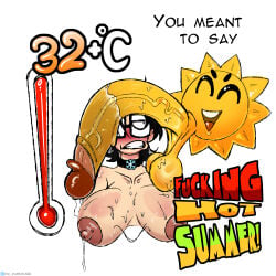 1girl 1girls 2d balls big_areola big_balls big_balls_with_big_penis big_boobs big_breasts big_cock big_dick big_glasses big_nipples big_penis black_hair boobs boobs_focus boobs_out breasts breasts_focus breasts_out cartoony cock collar dick disgusted disgusted_face disgusted_look english english_text female female_human glasses heat heat_(temperature) hot human kivi_raskolnik large_cock large_dick large_penis light-skinned_female light_skin nipples nipples_visible original original_character penis rubbing rubbing_penis rubbing_penis_on_face simple_background solo solo_female solo_human sweat sweatdrop sweating sweaty sweaty_body sweaty_breasts sweaty_penis uncensored wet wet_body wet_skin
