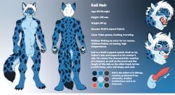 absurd_res angry animal_genitalia animal_penis anthro blush canid canine canine_genitalia canine_penis canis english_text felid front_view genitals hi_res hybrid knot knotted_penis leopard luciankall99 male mammal model_sheet pantherine penis rear_view sheath solo standing text wolf