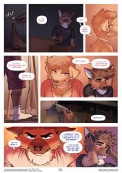 anthro big_breasts bird_dog bracelet breast_drop cellphone clara_(meesh) domestic_dog ear_piercing expressionless female golden_retriever golden_retriver jacob_(meesh) jewelry looking_at_viewer mammal meesh nipple_piercing phone piercing pussy