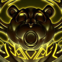 1:1 2026 azure_(pupblueslut) baogacc bear black_body black_fur blissful brown_hair drone dronification eye_roll fur giant_panda goo_transformation hair hi_res icon latex latex_transformation male mammal multicolored_body multicolored_fur transformation white_body white_fur