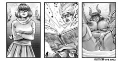 1girls big_breasts breasts chubby chubby_female corrupted corruption demon demon_girl female female_only fingering glasses hmb-art horns huge_breasts masturbation monster_girl nipple_piercing nipples pudgy_belly pussy pussy_juice pussy_juice_drip scooby-doo sequence solo solo_female spread_pussy tongue tongue_out transformation velma_dinkley wings