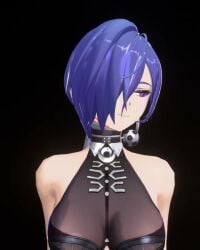 blue_hair female foot_fetish footjob hoyoverse light-skinned_female light_skin mihoyo mihoyo_technology_(shanghai)_co._ltd. promeia_(zenless_zone_zero) purple_eyes saucifer3d tagme video zenless_zone_zero