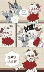 big_breasts breasts chiva_(lucyfercomic) cleavage female furry huge_breasts lucyfercomic tagme thick_thighs wide_hips