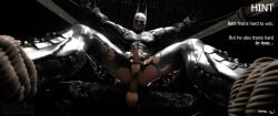 3d 3d_(artwork) 3d_animation anal anal_sex balls_deep bane batman batman_(bruce_wayne) batman_(series) bondage bruce_wayne captured daemoncollection dc dc_comics defeated english english_text male male_only punishment render ripped_clothing ripped_pants rope rope_bondage sex sound sound_effects spread_legs superhero tagme video