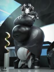 bbw big_breasts breasts cleavage female huge_breasts irona_(qzk_forte) overweight penis qzk_forte ssbbw tagme thick_thighs wide_hips