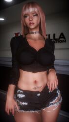 1girl 1girls 2026 3d 4k aqua_eyes aqua_nails background belly belly_button big_lips big_thighs breasts choker chromatic_aberration clothed clothing crashbanditkut depth_of_field detailed_background eyebrows eyelashes eyeshadow female green_eyes hair hi_res high_resolution highres human light-skinned_female light_hair light_skin lip_piercing lips lipstick long_eyelashes long_hair long_nails looking_at_viewer makeup mascara nail_polish nails navel navel_piercing nose_piercing original original_character pierced_belly_button piercing piercings pinup plump property resident_evil ring_piercing self_upload sex_doll shirt shorts slave slave_girl small_breasts solo solo_female solo_focus standing straight straight_hair teenage_girl teenager thick thick_lips thick_thighs thighs tight_clothing tight_fit tummy umbrella virt-a-mate virtamate young young_female