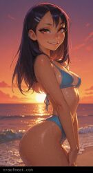 ai_generated beach bikini eraofmeat hayase_nagatoro meat_master