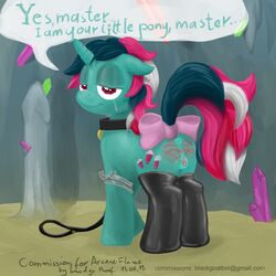 bondage collar fizzy leash my_little_pony slave smudge_proof spanking tears