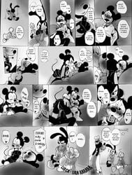 anthro bondage bound breasts brush collar comic deflowering_male dialogue disney domination donald_duck female female_domination femdom fur furry goofy house_of_mouse kissing laugh laughter leash male male_virgin malesub mickey_mouse minnie_mouse monochrome mouse non_consentual_orgasm oswald_(character) oswald_the_lucky_rabbit paizuri paizuri_rape panties_aside penis public_domain pussy rape restrained reverse_rape rodent speech straight submissive titfuck titjob twistedterra underwear