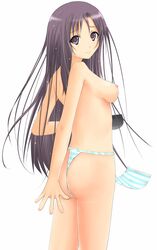 artist_request ass blush breasts fundoshi katsura_kotonoha nipples school_days smile thong