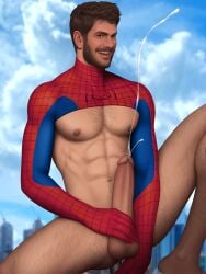 andrew garfield from marvel by drawnpr0n