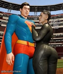 1boy 1boy1girl 1girls 3d angela_spica baseball before_sex benjiparker big_ass blender blender_(software) david_corenswet dc dc_comics dcu dialogue erection female fortnite fortnite:_battle_royale looking_at_ass male superman_(2025) superman_(clark_kent) superman_(dcu) superman_(series) the_engineer the_engineer_(dcu)