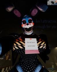 1blendergoof 2girls 3d 3d_(artwork) 3d_background 3d_model 3d_render 3dcg amputee animatronic anthro anthro_only atumalaca_3d big_breasts blendergoof breasts bunny_ears bunny_girl curvaceous curvy curvy_body curvy_female curvy_figure dominant dominant_female domination female female_only five_nights_at_freddy's five_nights_at_freddy's_2 furry furry_ears furry_female furry_only huge_breasts large_breasts missing_arm missing_eye pinned_to_wall robot robot_girl robotic sexy sexy_female that1blendergoof toy_bonnie_(fnaf) withered_bonnie withered_bonnie_(atumalaca_3d) yandere
