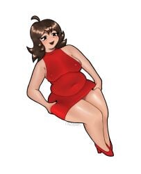 girlfriend (friday night funkin) from fnf by cindraws
