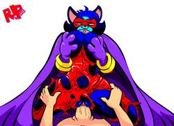 alley-kat-abra anthro big_breasts breast_fondling breast_sucking breasts cape captain_carrot_and_his_amazing_zoo_crew clothing evilkingtrefle feline female fondling fur furry human human_on_anthro male male_human/female_anthro male_on_anthro nipples penetration penis pussy sex torn_clothing unseen_male_face vaginal_penetration